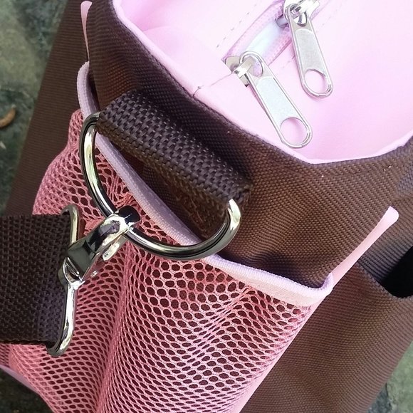 Dog Overnight Bag - Pink - Picture 3 of 4